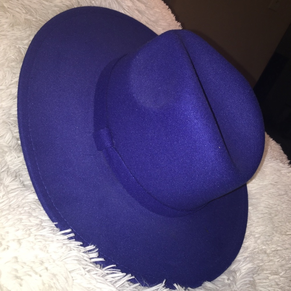 Royal Blue Fedora Hat